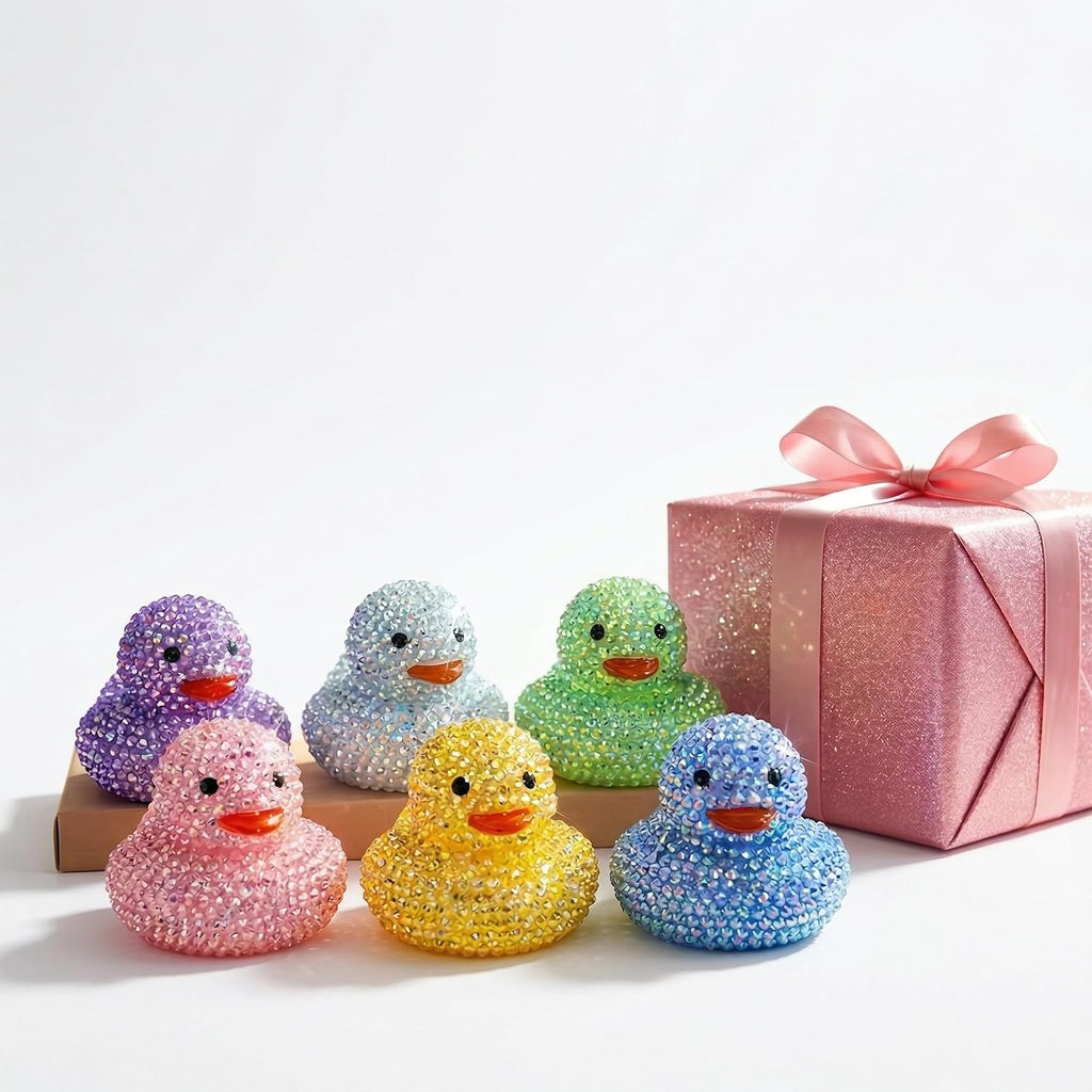 Bedazzling rubber duck kit contents