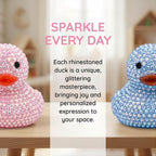 DIY rhinestone rubber duck craft