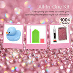Rubber duck bedazzling steps