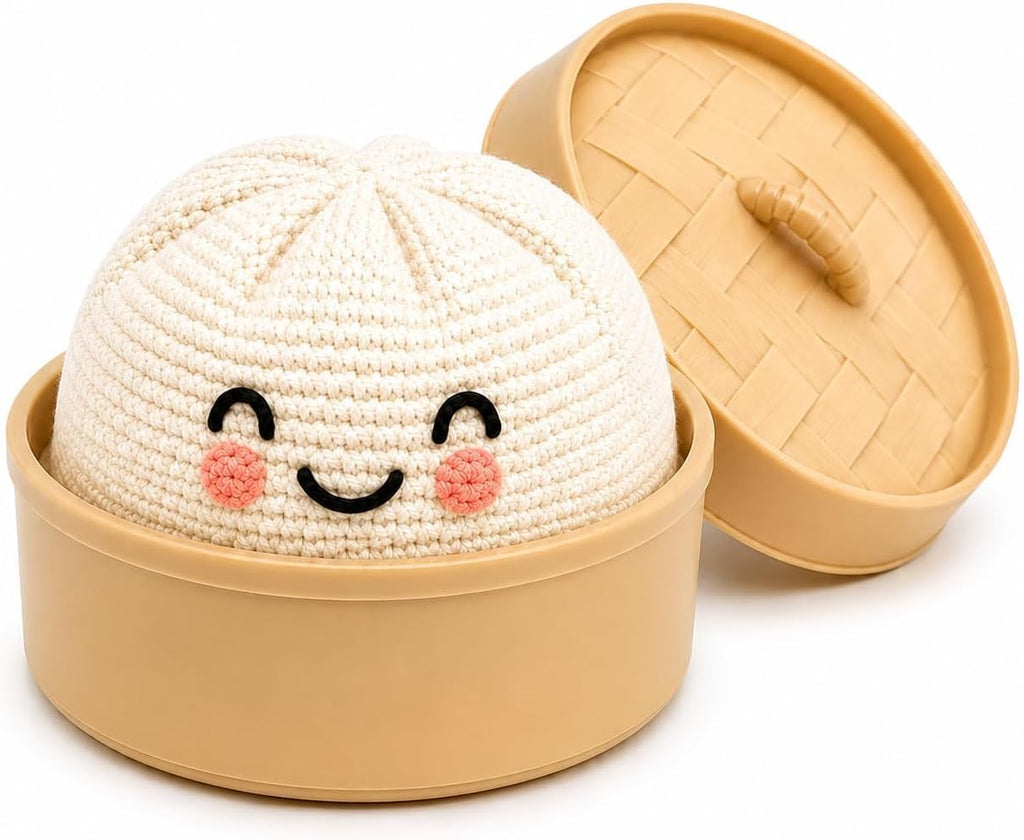 Crochet Bao Bun - Milky White