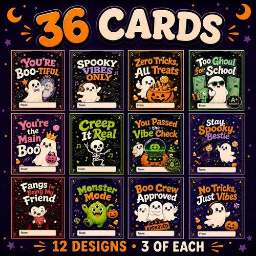 Halloween gift tag designs